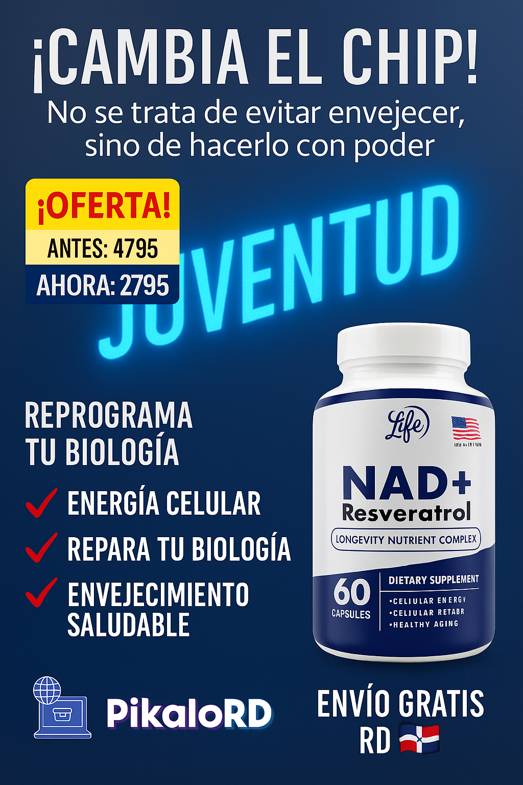 NAD+RESVERATROL EL ALIADO DE TU JUVENTUD