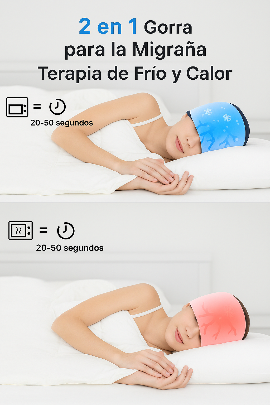 ¿Cansado de migrañas que arruinan tu día? GORRO MIGRAÑA