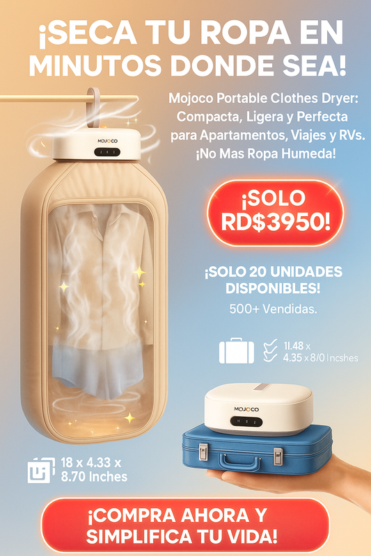 ¡ASÍ DE FÁCIL ES SECAR TU ROPA CON MOJOCO!