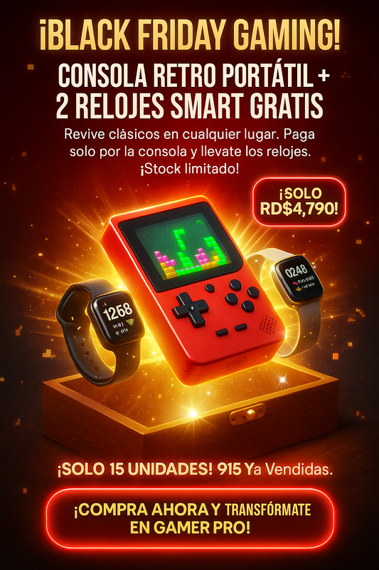 Oferta Black Friday de Retro Gaming Smart Pack