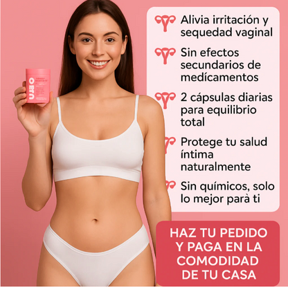 ¿Cansada de infecciones vaginales recurrentes? Descubre la solución natural. URO PROBIÓTICO VAGINAL