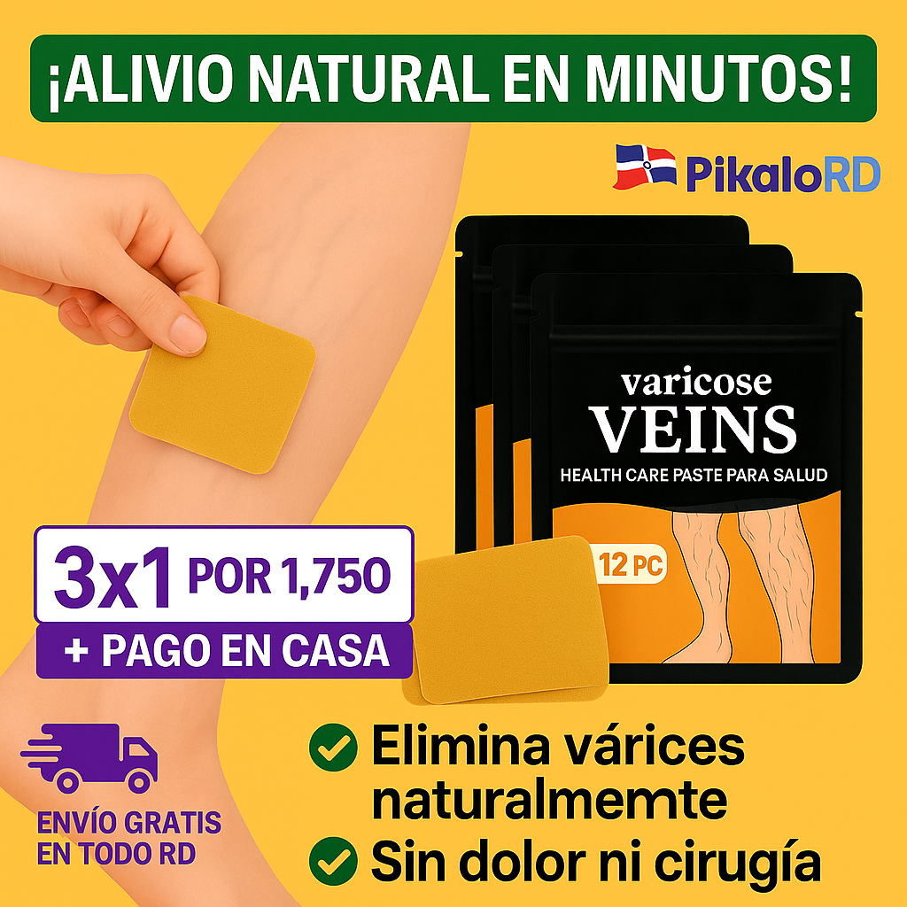 ¡Despídete de las várices SIN cirugía! 🔥  PARCHES PARA VARICES 3x1